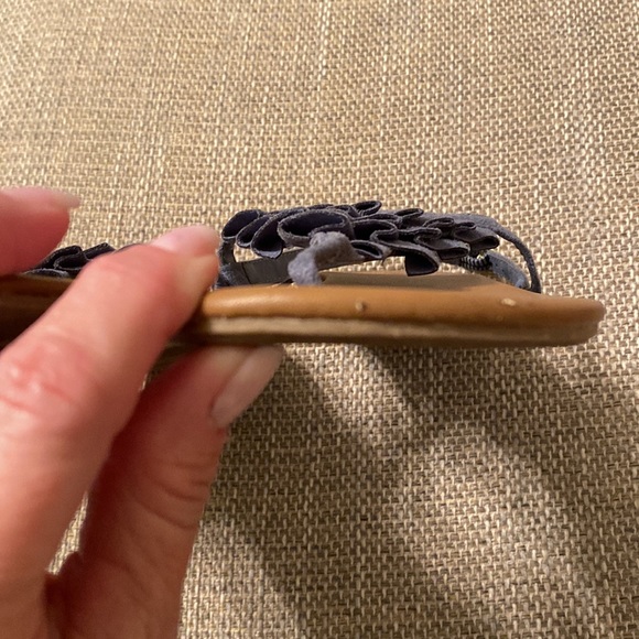 AMERICAN EAGLE Blue Jean Blue THONG SANDALS 7 - Picture 4 of 5